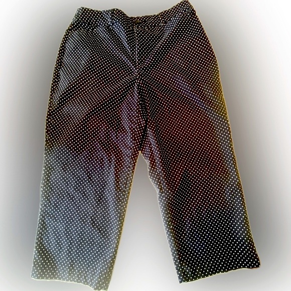 Craft and Barrow Navy white Polka Dot Capri - Picture 7 of 7